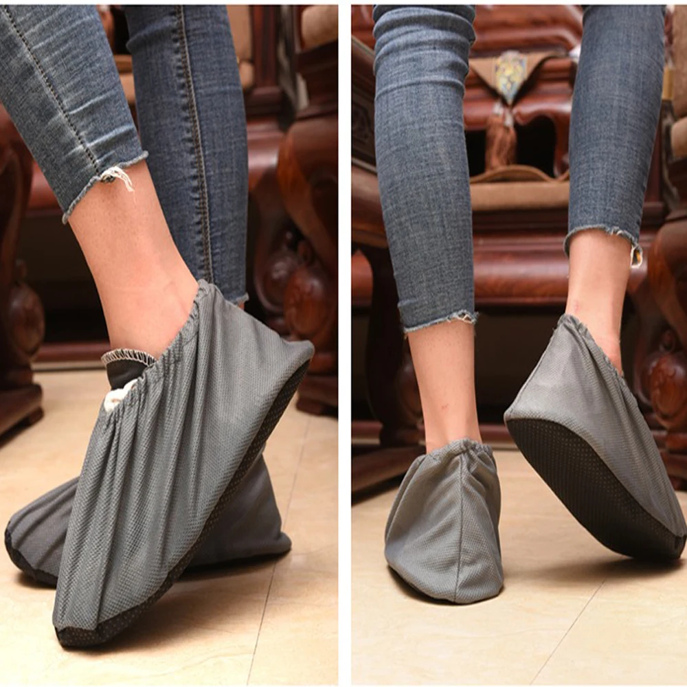 Thick Reusable Shoe Covers unisex Non-slip Washable Keep Floor Carpet Cleaning Household Shoes Protector Cover Shoes Covers hot