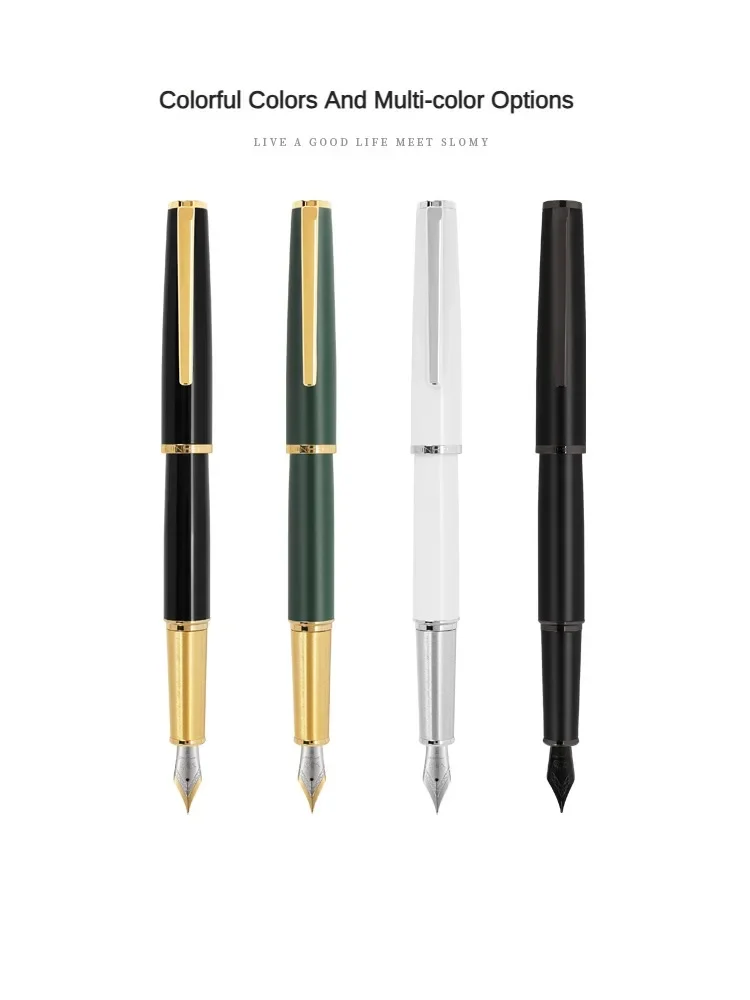 Jinhao 95 Fountain Pen Luxury Retro Design Elegant Material Clip M/F/EF Fine Nib Writing Pens Stationery Office Supplies PK 9019