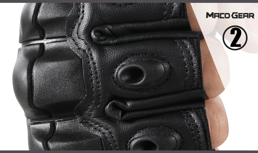 Touchscreen PU Leather Motorcycle Gloves Racing Pit Bike Riding Motorbike Moto Motocross Enduro Non-slip Protective Gear Men