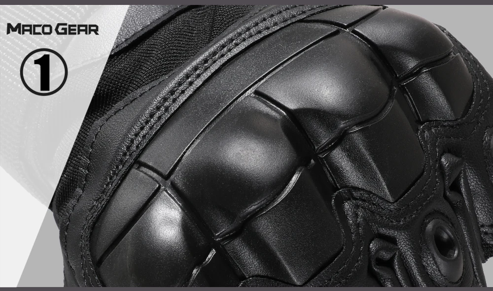 Touchscreen PU Leather Motorcycle Gloves Racing Pit Bike Riding Motorbike Moto Motocross Enduro Non-slip Protective Gear Men