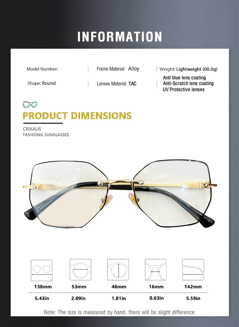 CRIXALIS Fashion Butterfly Reading Sunglasses Women Computer Glasses Anti Blue Light Female Gradient Presbyopic Lens +1.0 +2.0
