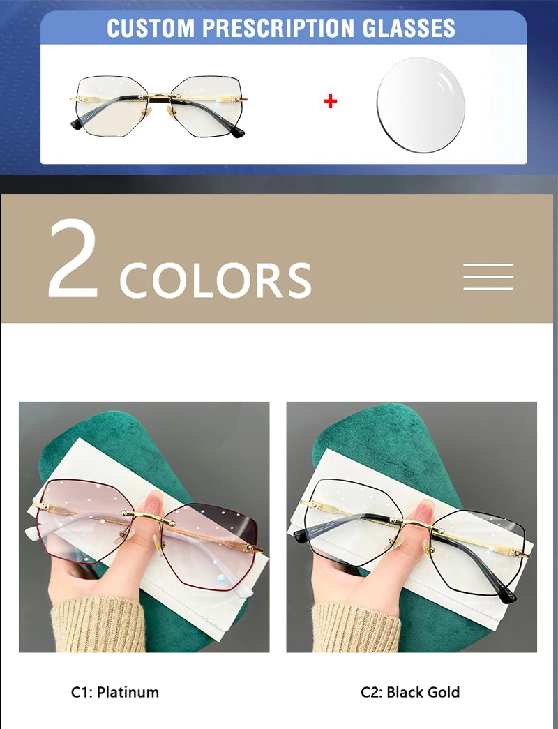 CRIXALIS Fashion Butterfly Reading Sunglasses Women Computer Glasses Anti Blue Light Female Gradient Presbyopic Lens +1.0 +2.0