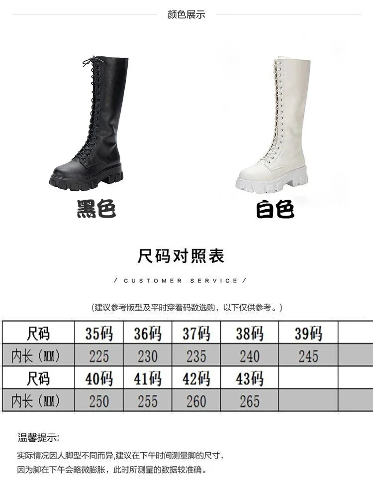 Women's Mid Calf Boots Padded Shoes Knee High Winter Sneakers Punk Style Military Casual White Black 2024 Lucury Platform Woman
