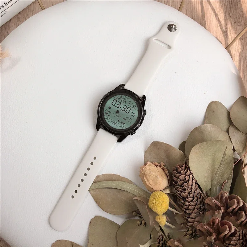 20mm/22mm Silicone band For Amazfit GTS 4/3/2/2e/GTS2 Mini/GTR 42mm/47mm/GTR 4/3 Pro/2 Sport Watch Bracelet Amazfit bip strap