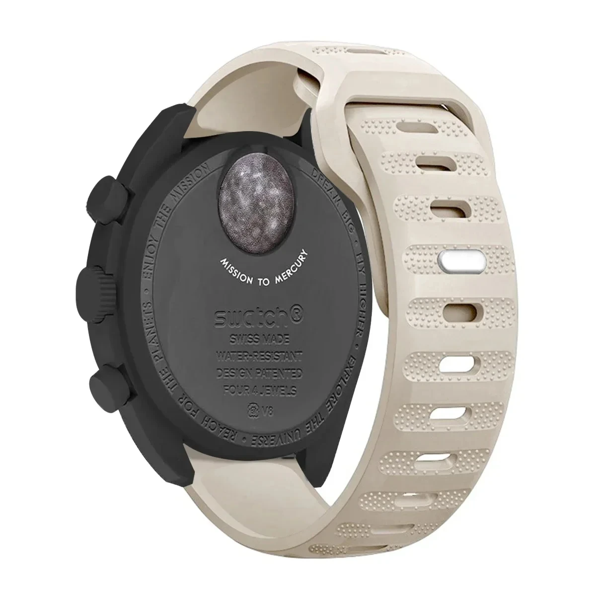 Silicone Band For Omega X Swatch Joint MoonSwatch Strap Sport Waterproof Bracelet 20 22mm For Samsung Watch 7 40/44mm Watchband