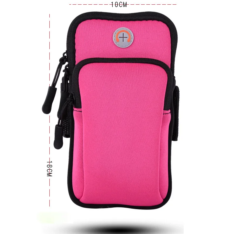 Sport Running Arm Bag Fitness Arm Band Bag Pouch Jogging Mobile Phone Holder Pouch Belt GYM Cover for Smartphone 6"