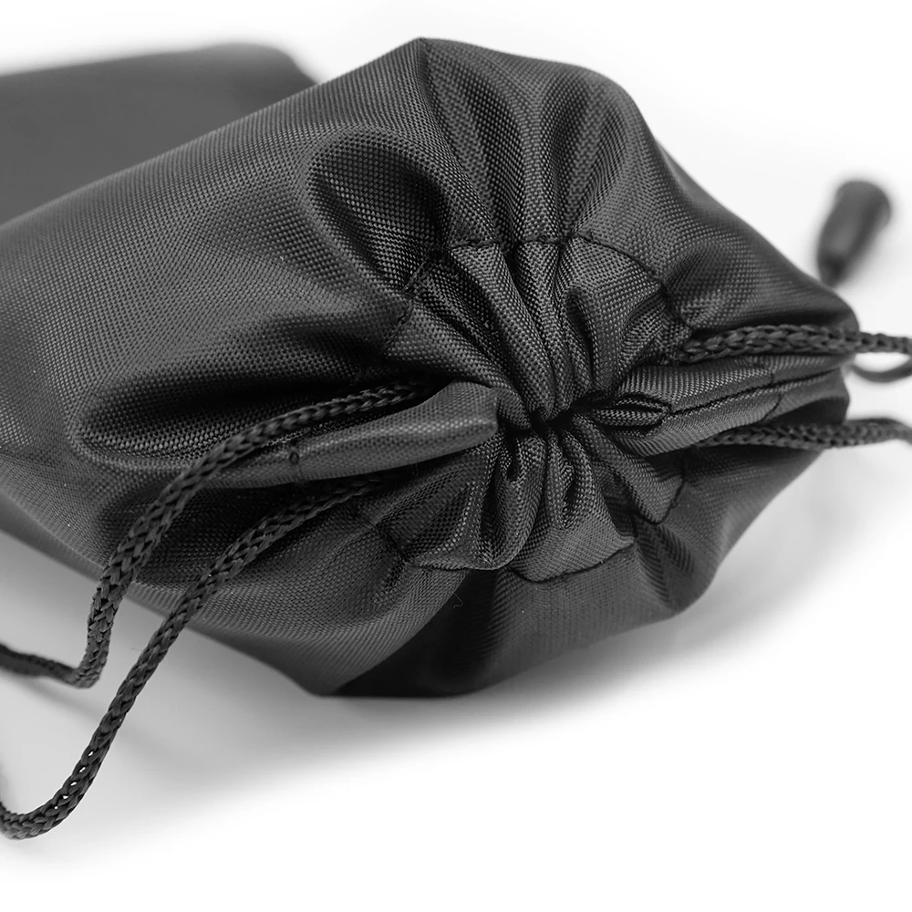 Sunglasses Storage Bag Women Men Black Waterproof Portable Storage Bag Dustproof Drawstring Fashion Glasses Bag Simple Accessory