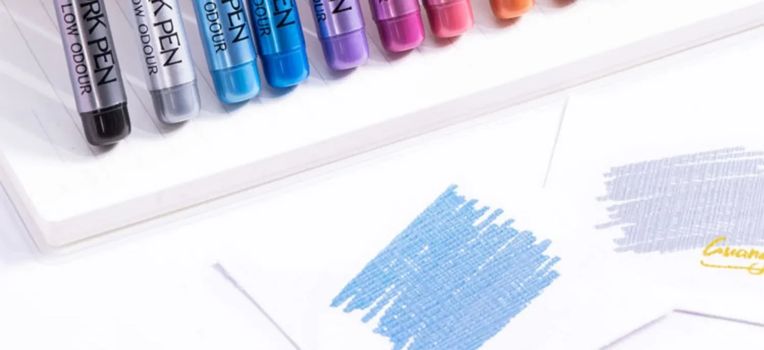 12 Color Metallic Marker Pen Resin Drawing Pen Acrylic Paint DIY Highlights Permanent Marker DIY Card Art Supplies Stationery
