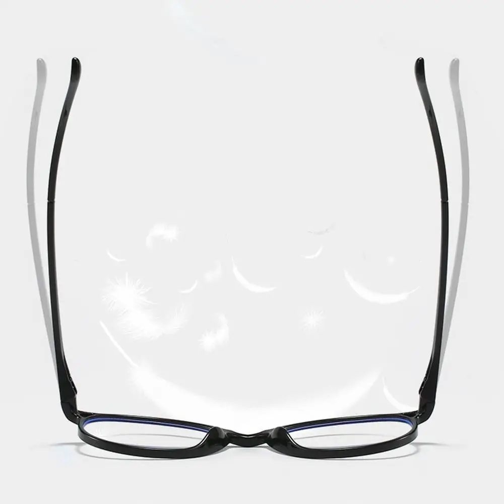 Retro Strength 1.0x ~ 4.0x Readers Presbyopia Eyeglasses Anti-blue Light Glasses Oval Frame Reading Glasses