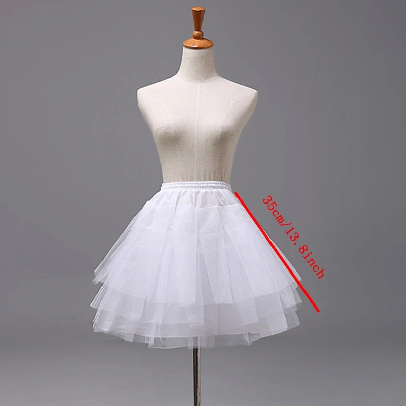 Flower Girls Petticoat Underskirt Cosplay Party Children Kids Enfant Fille Lolita Ballet Tutu Skirt Enaguas Sottogonna Mini