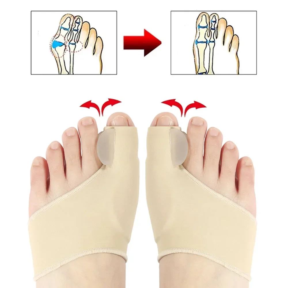 Bunion Corrector, Toe Separator for Big Toe Relax, Spread and Stretch for Hallux Valgus & Bunion Support, Protector for Big Toes