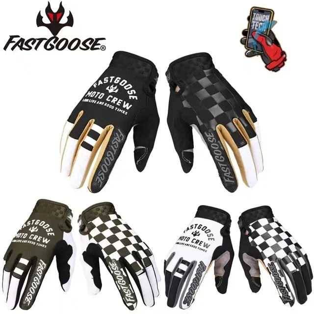 Motocross MX Gloves Motorcycle Full Finger Bike BMX MTB ATV Off Road Mountain Cycling Luvas M-XL