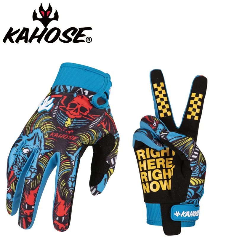 Motocross MX Gloves Motorcycle Full Finger Bike BMX MTB ATV Off Road Mountain Cycling Luvas M-XL