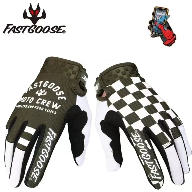 Motocross MX Gloves Motorcycle Full Finger Bike BMX MTB ATV Off Road Mountain Cycling Luvas M-XL
