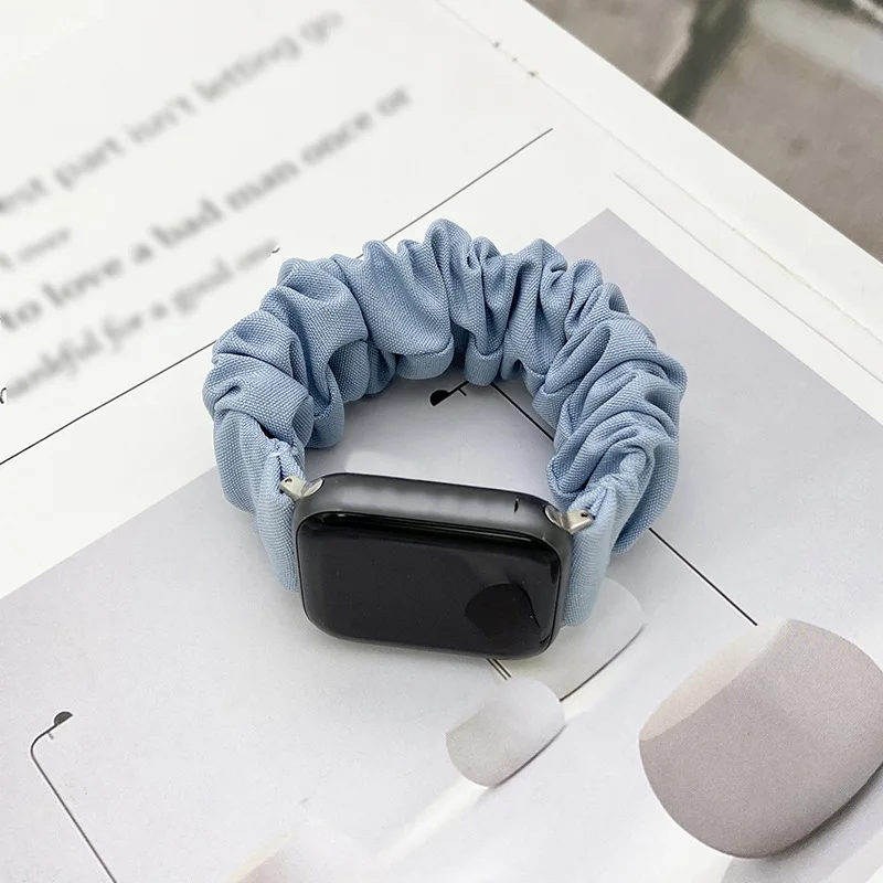 Fabric Strap For Apple Watch Band 44mm 40 42 46 45 41 38 49mm Solo Loop Bracelet For Iwatch Series Ultra 12 11 10 8 9 6 7 5 SE 4
