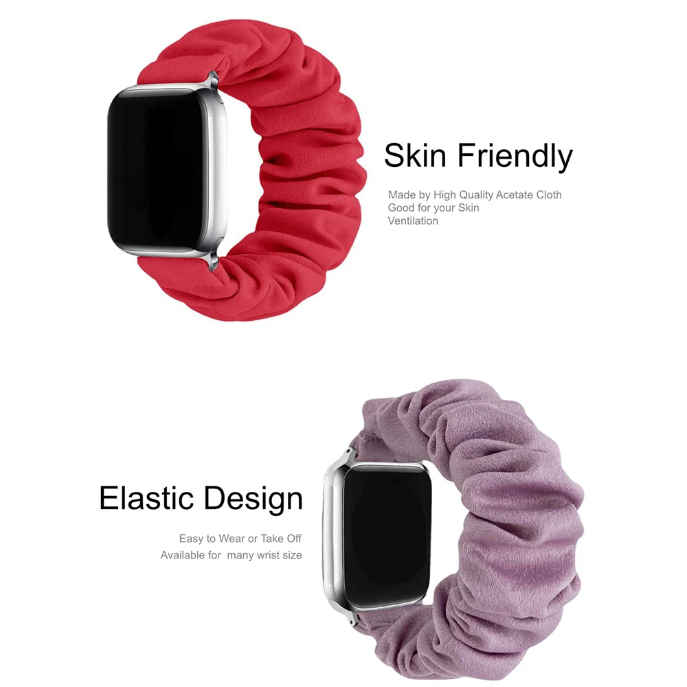 Fabric Strap For Apple Watch Band 44mm 40 42 46 45 41 38 49mm Solo Loop Bracelet For Iwatch Series Ultra 12 11 10 8 9 6 7 5 SE 4