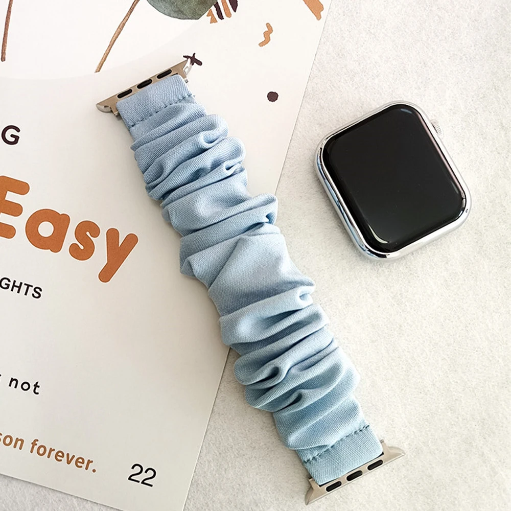 Fabric Strap For Apple Watch Band 44mm 40 42 46 45 41 38 49mm Solo Loop Bracelet For Iwatch Series Ultra 12 11 10 8 9 6 7 5 SE 4