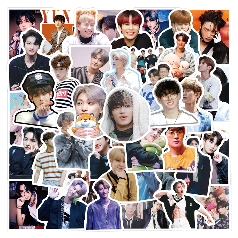 10/30/55/110PCS Kpop Korean Boy Group ATEEZ Sticker Graffiti Decoration Suitcase Phone Case Water Cup Laptop Waterproof Decal