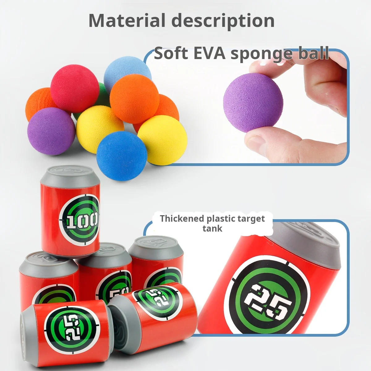 Montessori Throw Sport Slingshot Target Sticky Ball Dartboard Basketball Board Games Educational Outdoor Game Toy