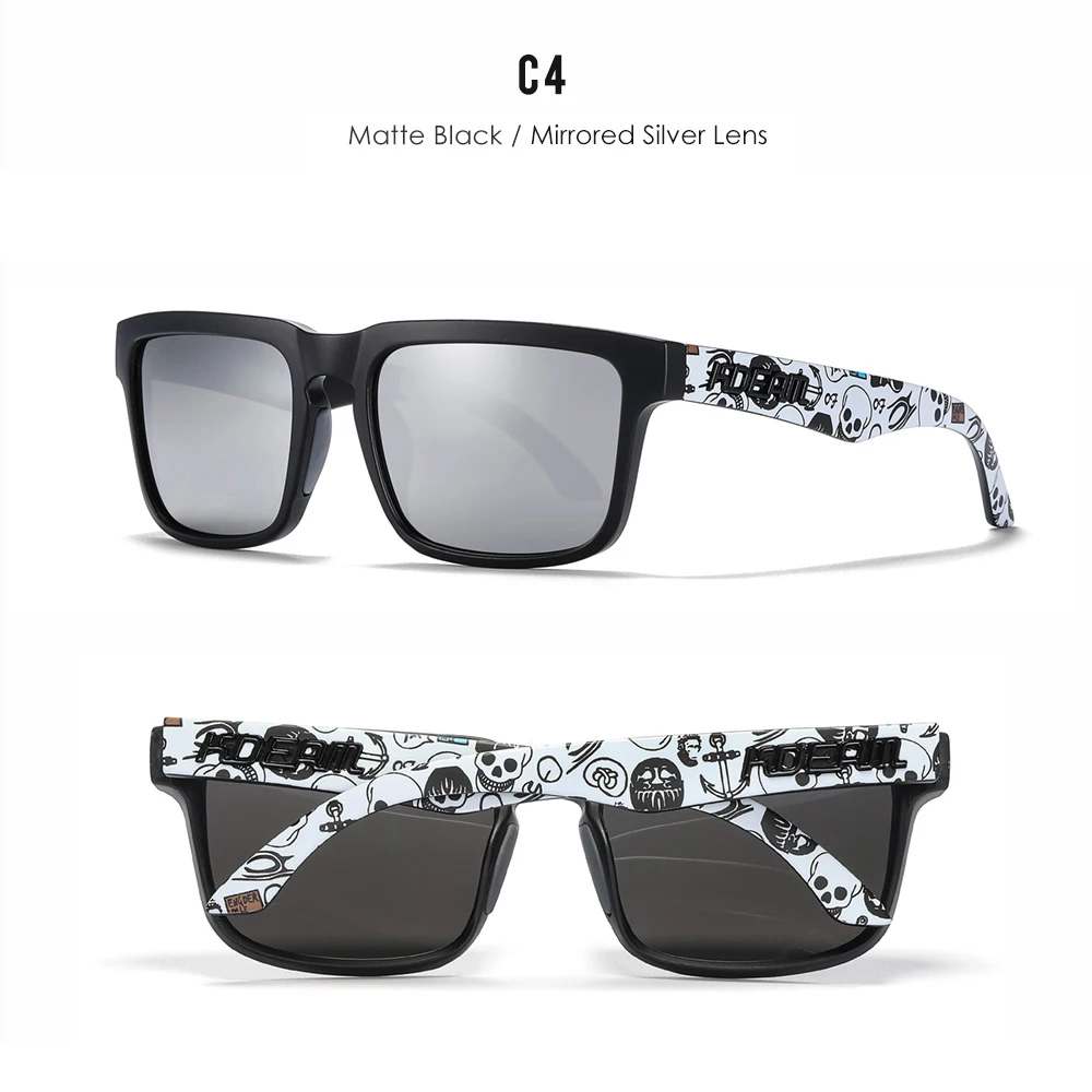 KDEAM Men's Polarized Sunglasses Square Casual Outdoors Sun Glasses Women Unisex Sunglass For Couple With New Package