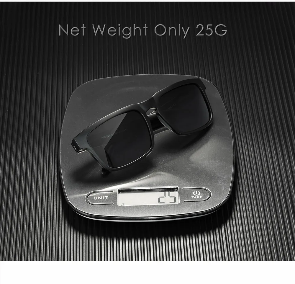 KDEAM Men's Polarized Sunglasses Square Casual Outdoors Sun Glasses Women Unisex Sunglass For Couple With New Package