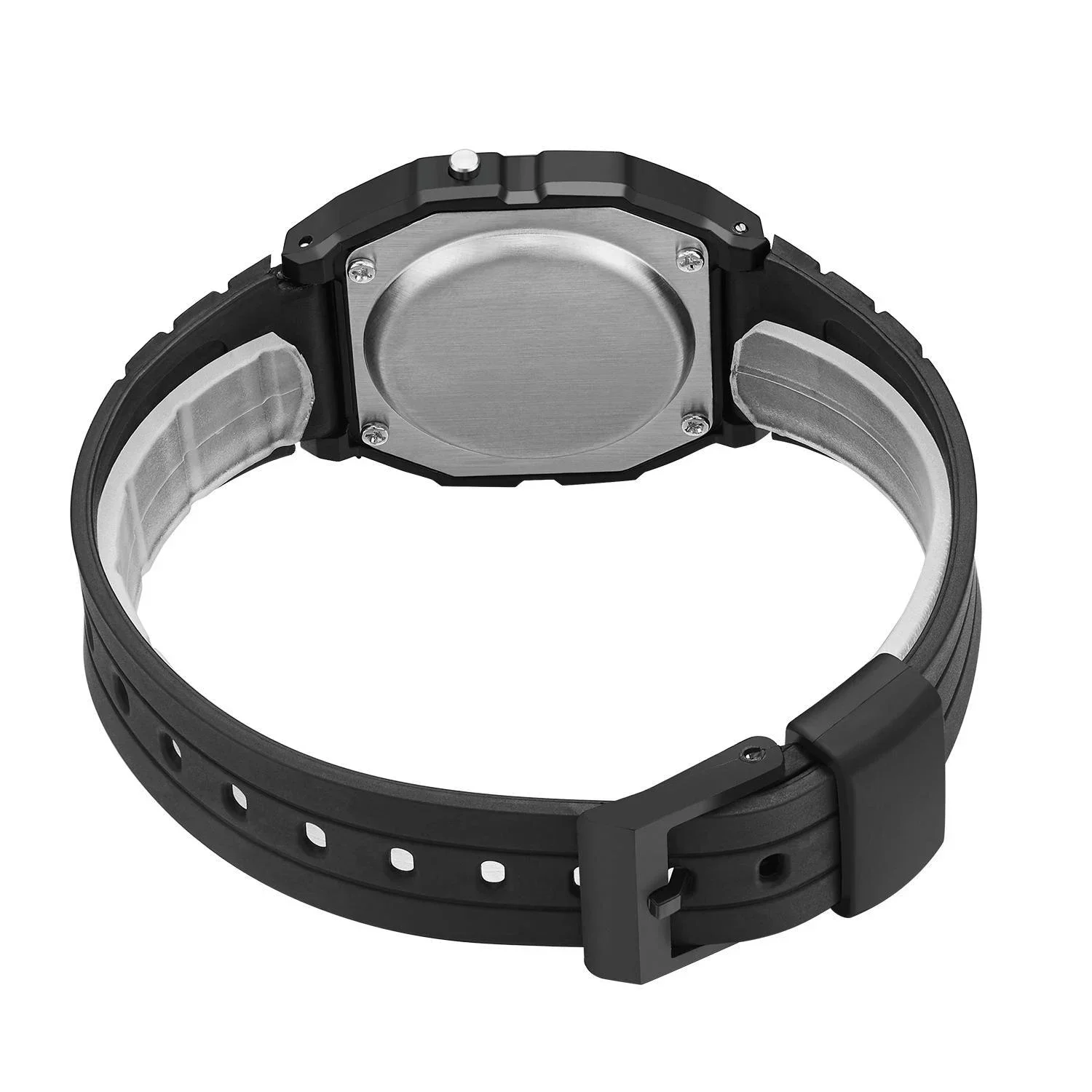 Fashion Digital Men's Watches Luxury Stainless Steel Link Bracelet Wrist Watch Band Business Electronic Male Clock Reloj Hombre