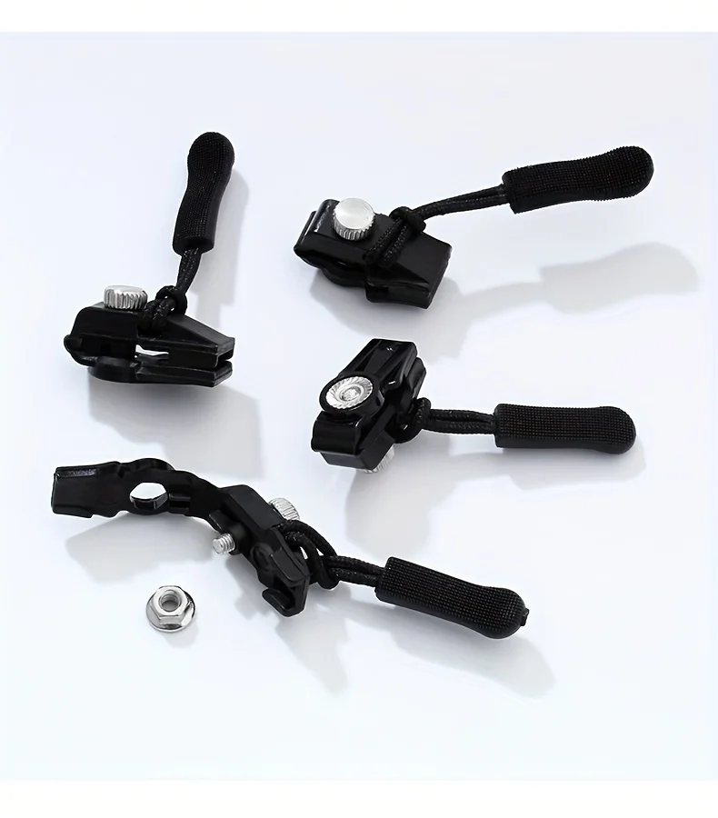 Zipper Repair Kit Universal - 3/6 Pcs Set, Instant Zip Fix, No Sewing Required, for Jackets, Luggage, Bags - Durable Replacement