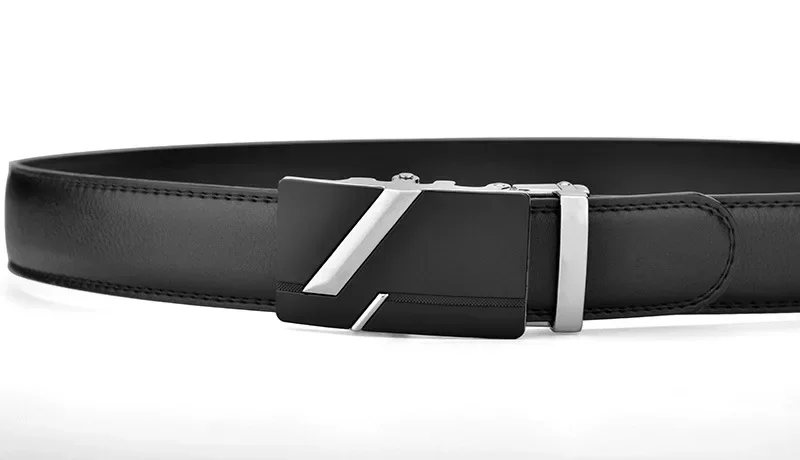 Men High Quality PU Leather Belt for Men Strap Metal Automatic Buckle LONG Plus Large Size 130 140 150 160 170 CM Belt
