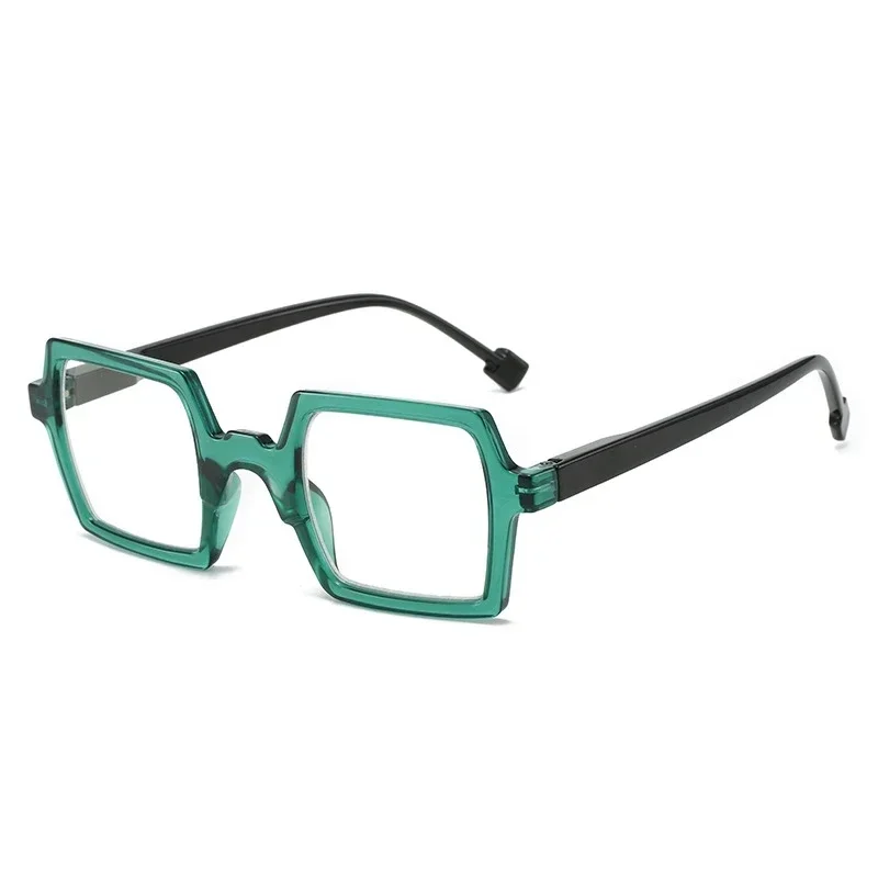 2024 New Sqaure Frame Reading Glasses Personalized Multicolor Elderly Eyewear High-definition Anti Blue Light Presbyopia Eyewear
