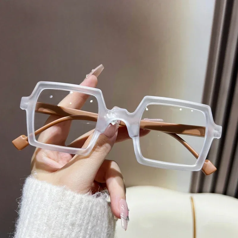 2024 New Sqaure Frame Reading Glasses Personalized Multicolor Elderly Eyewear High-definition Anti Blue Light Presbyopia Eyewear