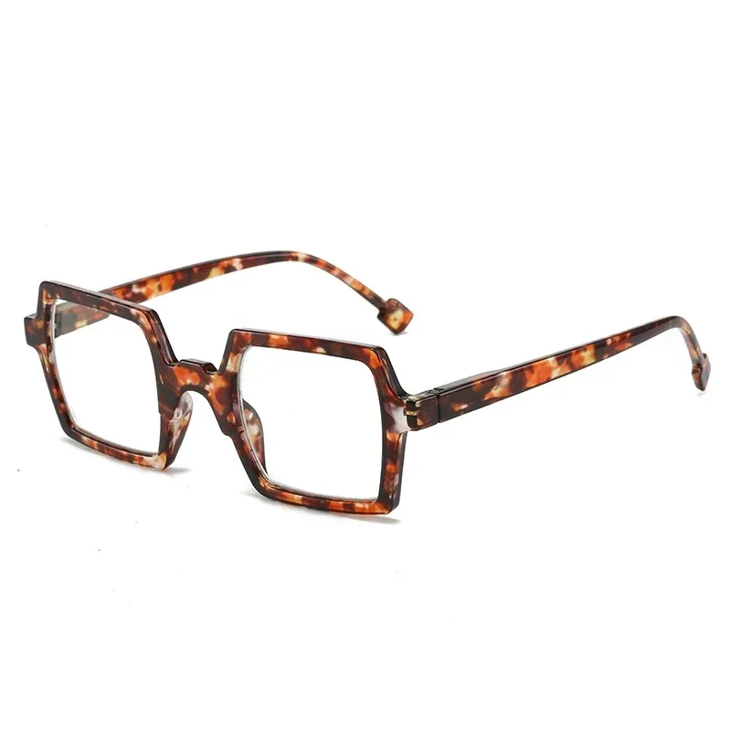 2024 New Sqaure Frame Reading Glasses Personalized Multicolor Elderly Eyewear High-definition Anti Blue Light Presbyopia Eyewear