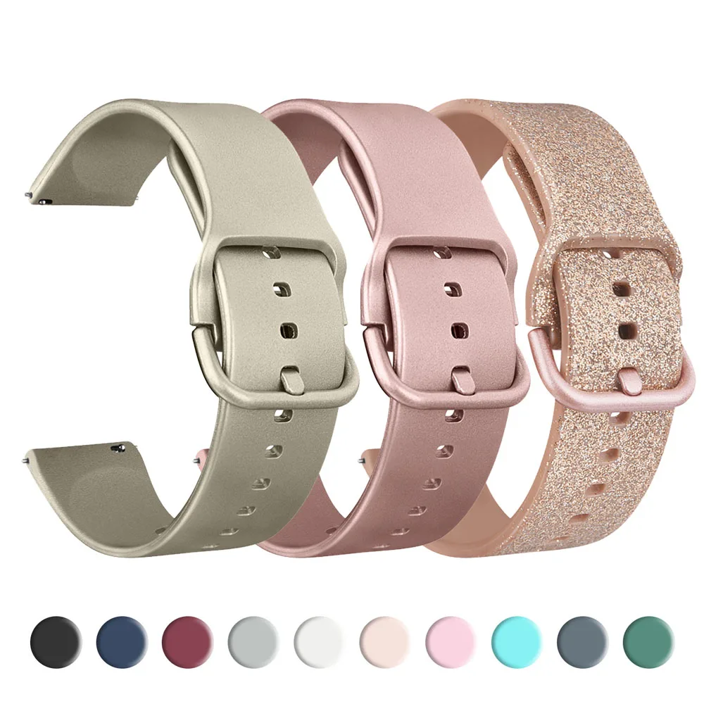 20mm Band For Samsung Galaxy Watch 7 6 5 4 40/44mm Strap For Galaxy Watch 4 6 Classic/Active 2/5Pro/Watch 3 41mm Bracelet
