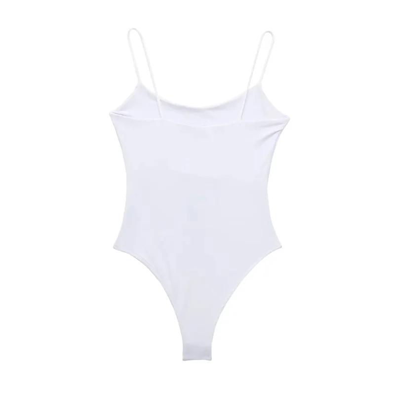 MUJER 2025 Sexy Tight Bodys for Women White Black Backless Bodysuit Women One Pieces Jumpsuits for Women Sexy Lingerie Bodysuit
