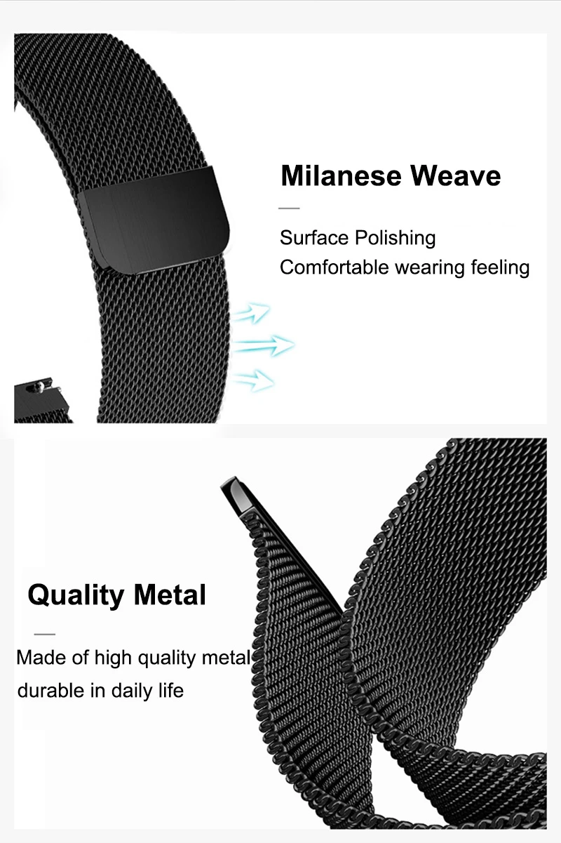 Milanese Loop Strap for Huawei Watch GT 7 46mm 41mm Magnetic Bracelet For Huawei GT7 Pro GT6 GT5 GT4 GT3 2 Stainless Steel Band