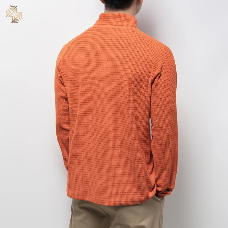 SBWL Autumn High Quality Men's Running Fitness Outdoor Sportswear Fashion Business Casual Breathable Long Sleeve T-Shirt Tops
