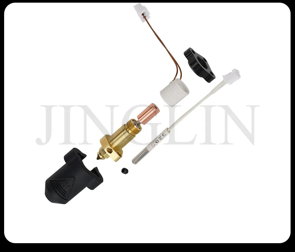 For Ender-3 V3 KE Hotend Kit Nozzle Extruder For Creality K1/ K1 Max 3D Printer Ceramic Heating Block Kit 300°C High Thermal