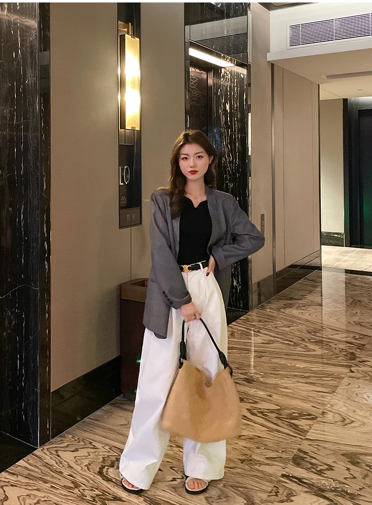 2026 Basic V-neck Chic Autumn Winter Pullover Women Female Knitted Ribbed Sweater Slim Long Sleeve Badycon High Quality Sweater