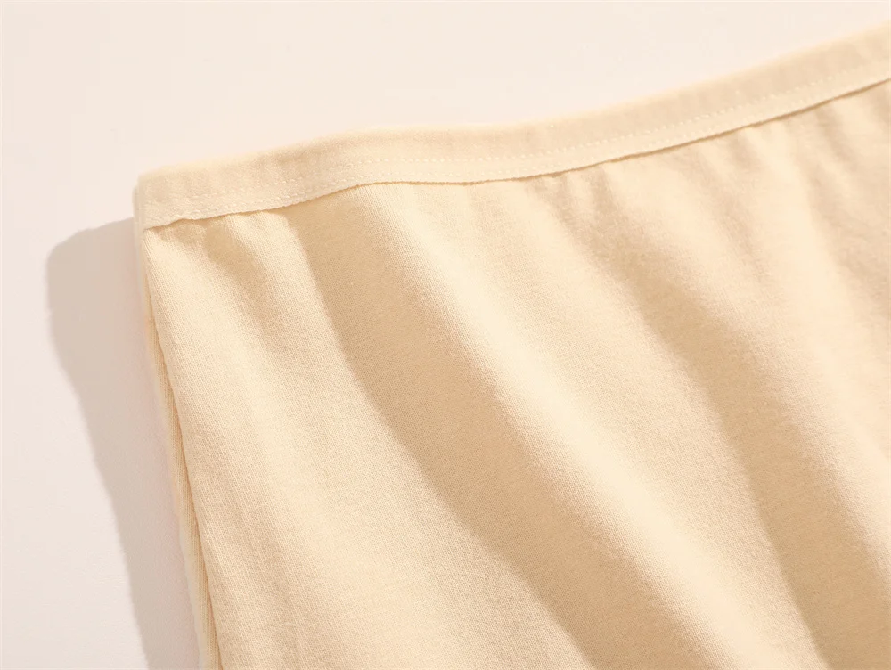Women Seamless Mide Rise Panties Cotton Underwear Women's Boxer Pants Fashion Seamless Safty Pants Female Breathable Lingerie