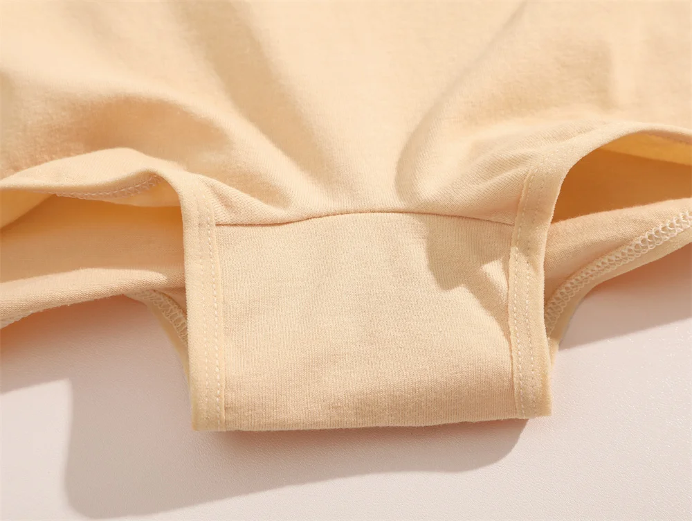Women Seamless Mide Rise Panties Cotton Underwear Women's Boxer Pants Fashion Seamless Safty Pants Female Breathable Lingerie
