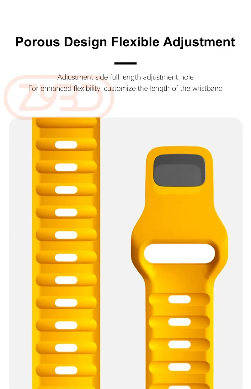 Sport Band For Apple Watch Ultra 9 8 7 6 SE 5 Soft Silicone Lightweight Bracelet Strap For iWatch 38MM 40MM 42MM 44MM 45MM 49MM