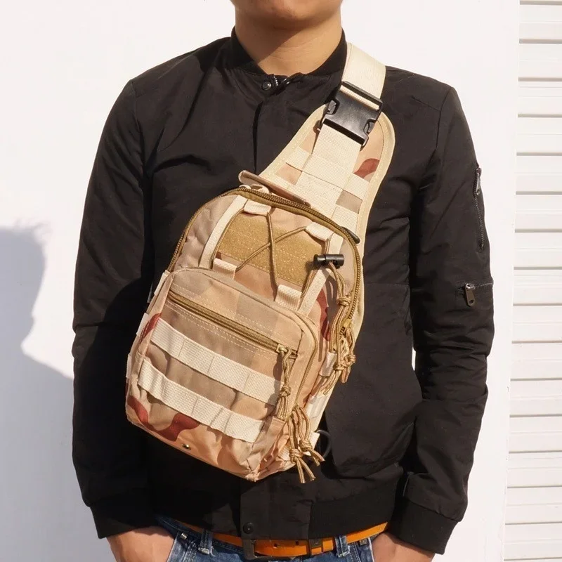 Men's outdoor Chest Pack 900D Oxford Mountaineering Camping Fishing Trekking