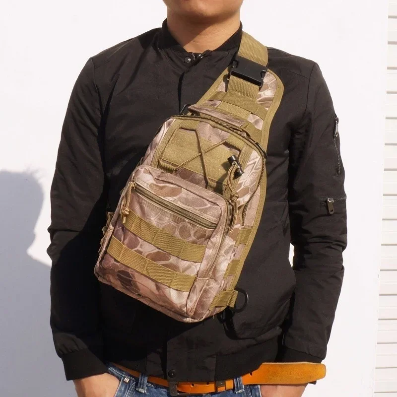 Men's outdoor Chest Pack 900D Oxford Mountaineering Camping Fishing Trekking
