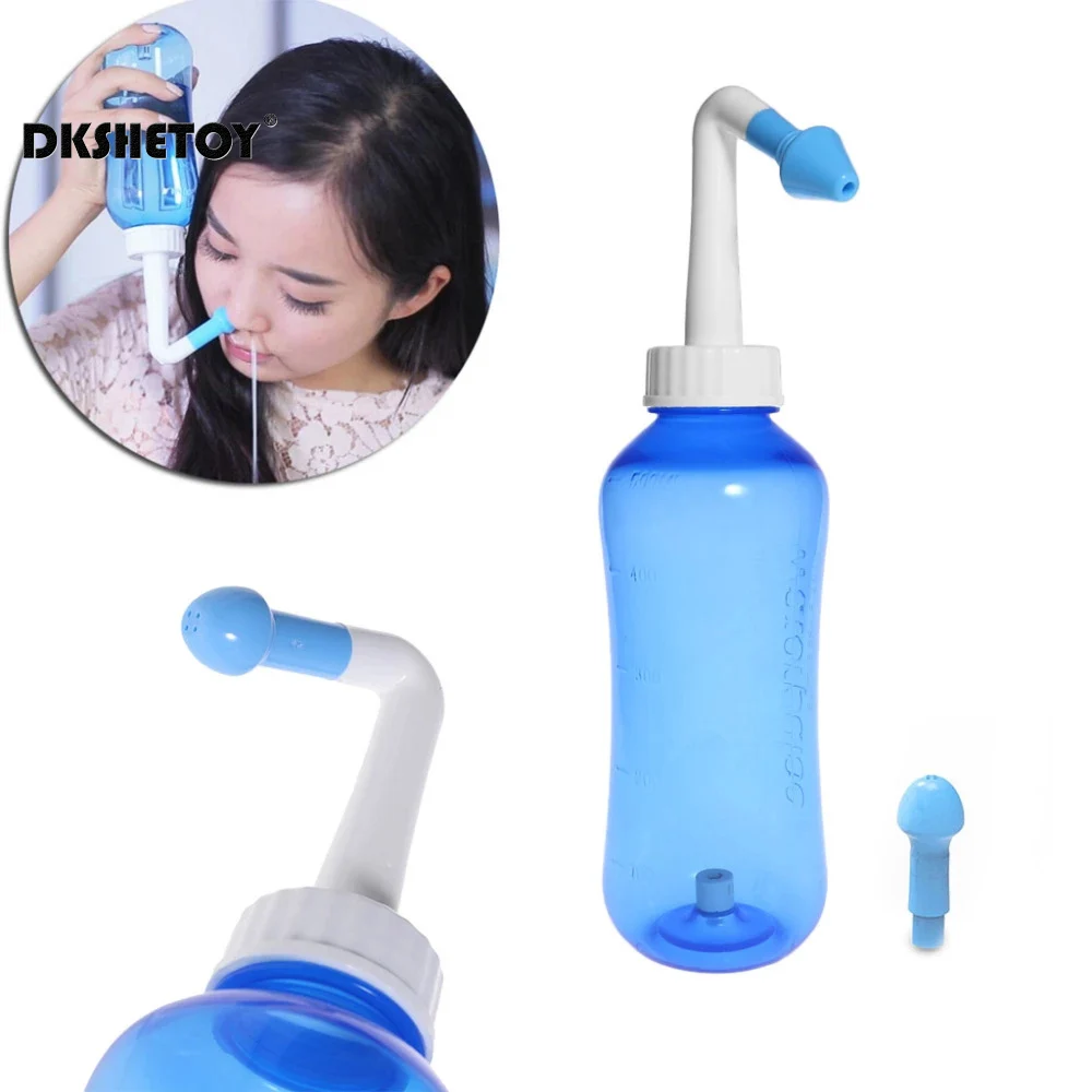 300/500ml Nasal Wash Cleaner Bottles Adults Children Nose Protector Rhinitis Nasal Washer Avoid Allergic Rhinitis Neti Pot