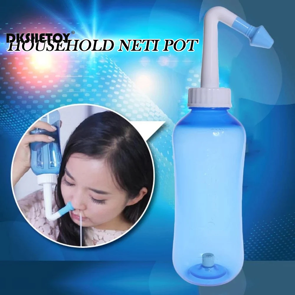 300/500ml Nasal Wash Cleaner Bottles Adults Children Nose Protector Rhinitis Nasal Washer Avoid Allergic Rhinitis Neti Pot