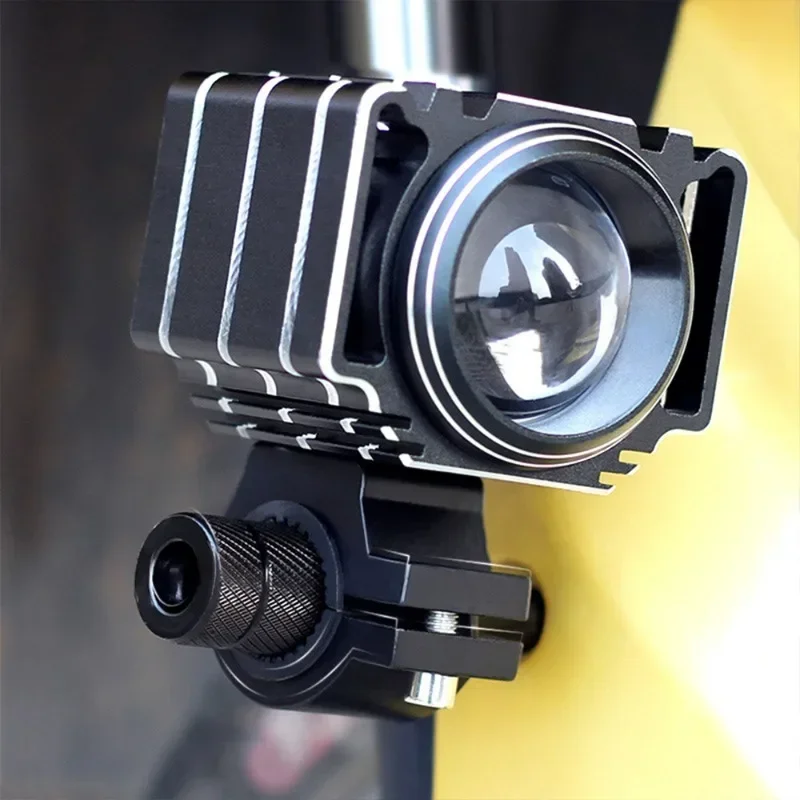 Motorcycle Mudguard Spotlight Bracket LED Headlight Fog Light Support Base M8/M6 External Modification Aluminum Alloy Bracket