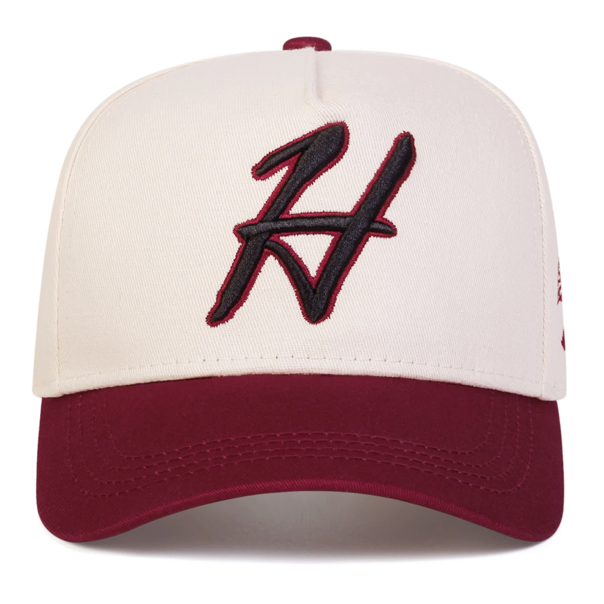 Unisex H Letter Embroidered Baseball Caps Spring Autumn Outdoor Adjustable Casual Hats Sunscreen Hat