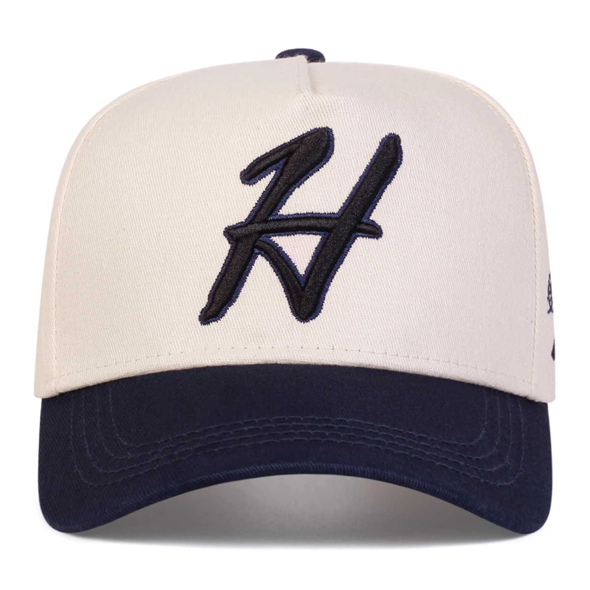 Unisex H Letter Embroidered Baseball Caps Spring Autumn Outdoor Adjustable Casual Hats Sunscreen Hat