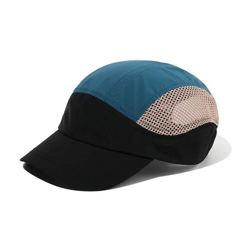 2024 Japanese Quick Drying Baseball Cap Men Women Thin Mesh Shade Short Brim Caps Summer Outdoor Sports Running Golf Fishing Hat
