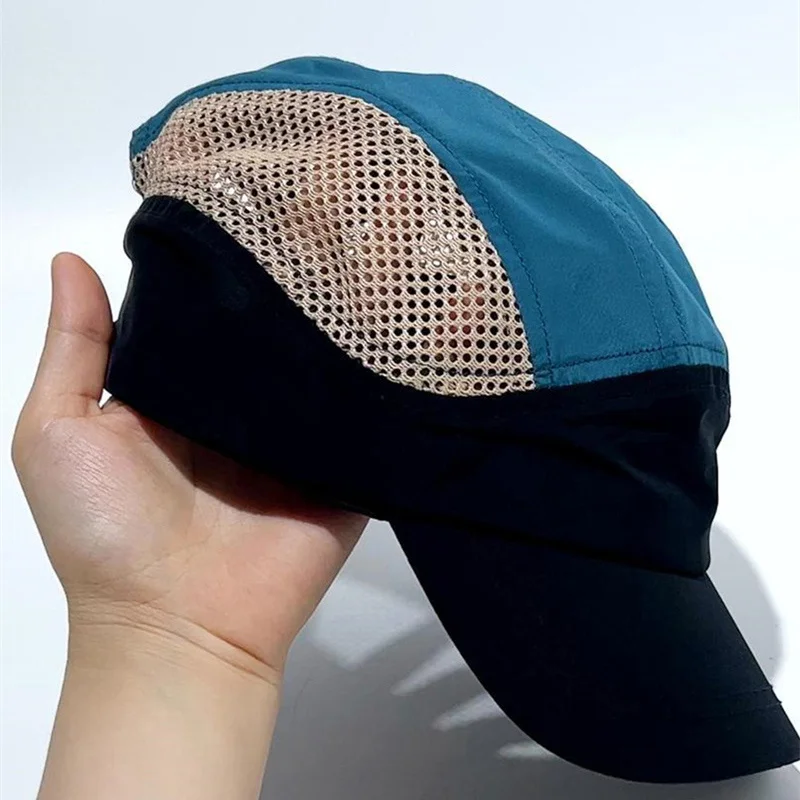 2024 Japanese Quick Drying Baseball Cap Men Women Thin Mesh Shade Short Brim Caps Summer Outdoor Sports Running Golf Fishing Hat