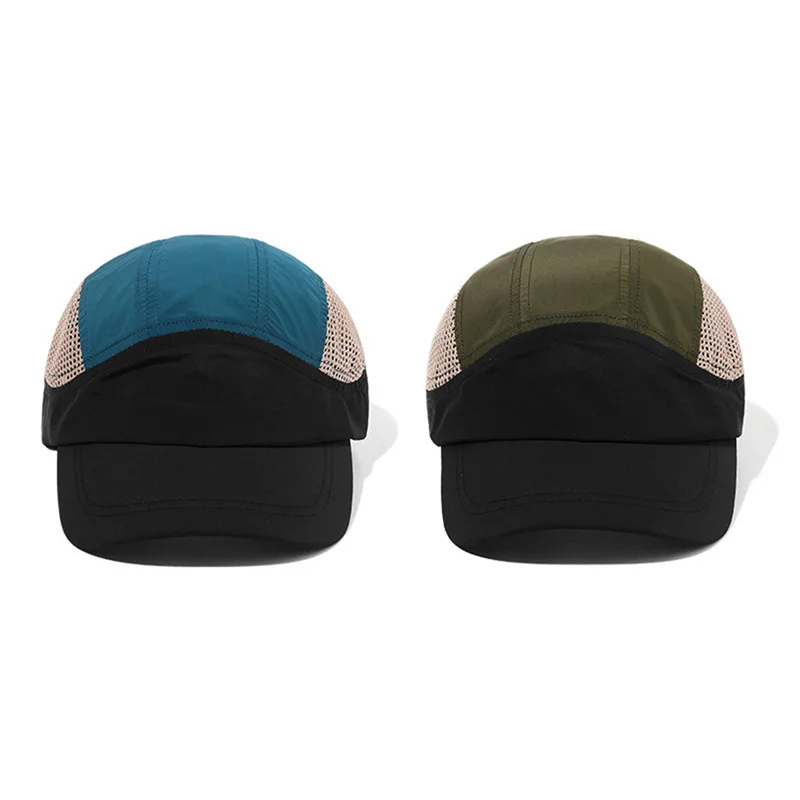 2024 Japanese Quick Drying Baseball Cap Men Women Thin Mesh Shade Short Brim Caps Summer Outdoor Sports Running Golf Fishing Hat